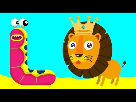 ABC Phonics with Animals | LION and the Letter L