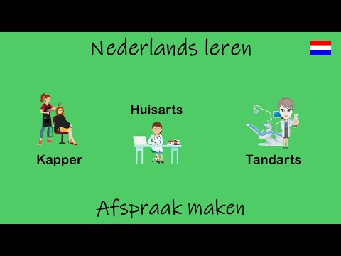 Nederlands leren; Afspraak maken. (Les 43)