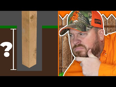 How To Build A Fence: How Deep Should Fence Posts Be Set?