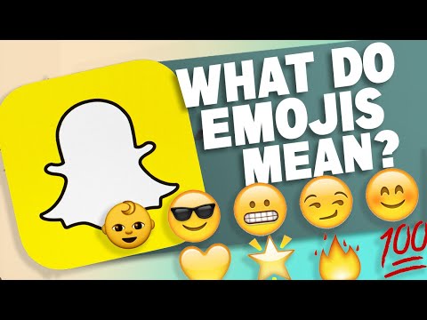 What does Snapchat emojis mean 2021
